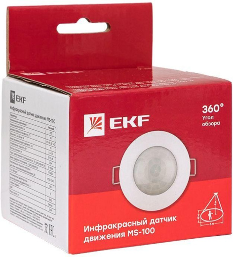 фото Датчик движения инфракрасный EKF dd-ms-100 в Уфе