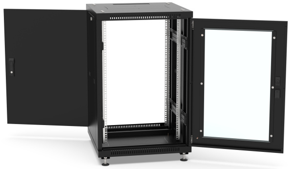 фото Шкаф напольный 19", 18U Filum FL-NT-1866GM1M-BK в Казани