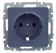 фото Розетка с заземлением IEK BR-R11-16-K35