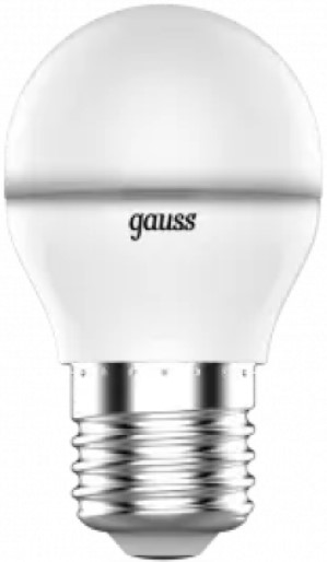 

Лампа Gauss 105102406 шар G45 6W E27 RGBW+димирование LED, 105102406