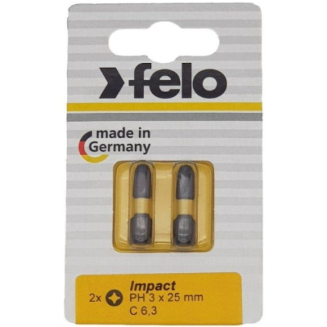 Изображение товара Ударная бита Felo 02203241 серии Impact для крепежа PH3 1/4"