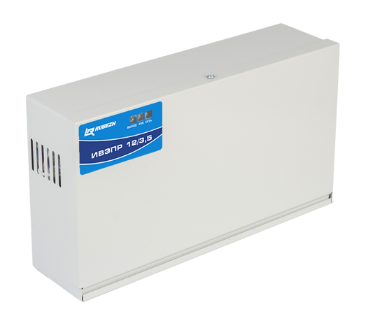 Источник бесперебойного питания Рубеж ИВЭПР 12/3,5 2х7-Р БР резервированный; U-вх.130...265 В, U-вых.13.4...13.8 В, I-вых.3.5 А (ном.)
