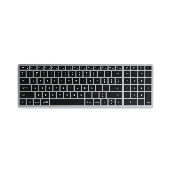 

Клавиатура Satechi Slim X2 ST-BTSX2M-RU Bluetooth - Russian - space gray, Slim X2