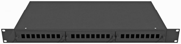 фото Кросс оптический стоечный  TopLAN КРС-Top-1U-24SC/DLC-BK в Уфе