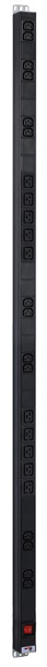 

Блок розеток ЦМО R-16-14C13-10C19-V-1420 вертикальный Rem-16 с выкл., 14 IEC 60320 C13, 10 C19, вход C20 16 A, алюм., 33...38U, R-16-14C13-10C19-V-1420