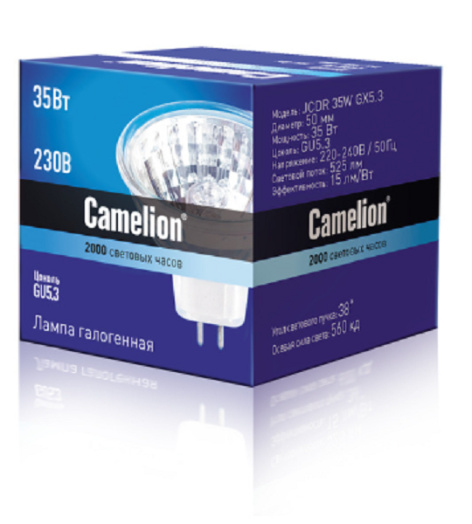 фото Лампа галогенная Camelion JCDR 35W GX5.3 в Челябинске
