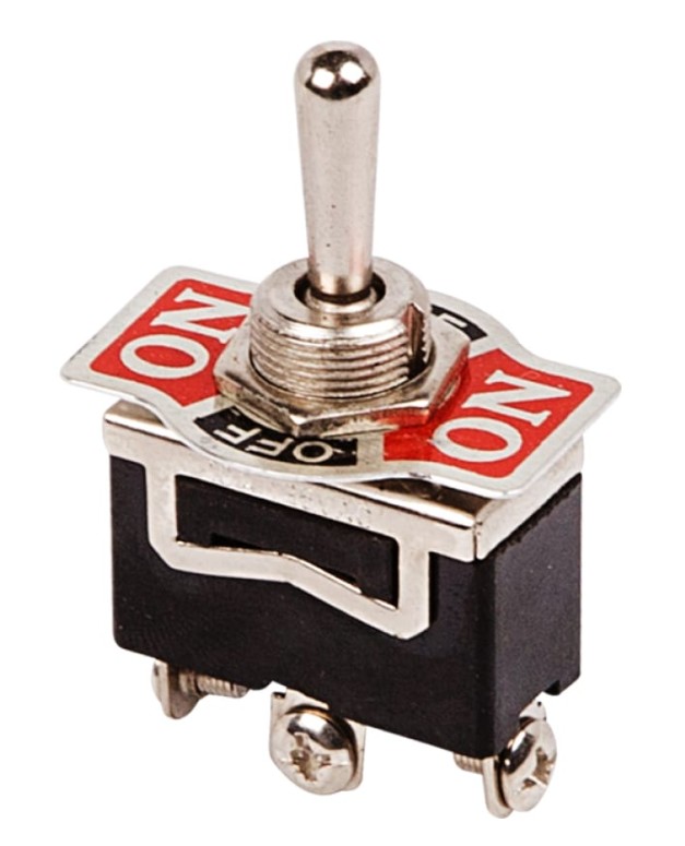 

Тумблер Rexant 36-4112-1 250V 15А (3c) ON-OFF-ON однополюсный (KN-103), 36-4112-1