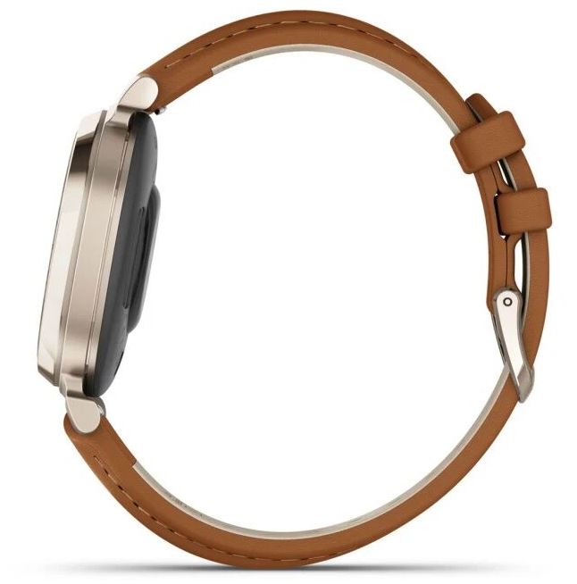 

Часы Garmin Lily 2 Classic 010-02839-02 кремовое золото, коричневый кожаный ремешок 35,4мм, Lily 2 Classic