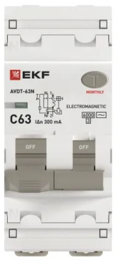 фото Автомат дифференциальный EKF D63N26M63C300 в Челябинске