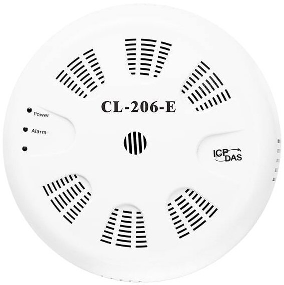 

Датчик температуры и влажности ICP DAS CL-206-E CR Remote H2S/роса с функцией регистрации показаний (RS-485, Ethernet PoE) (RoHS), CL-206-E CR