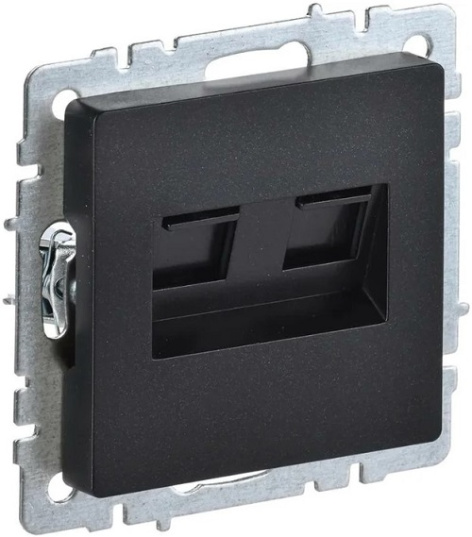 фото Розетка компьютерная+телефонная IEK BR-KT20-O-1-K02 в Уфе