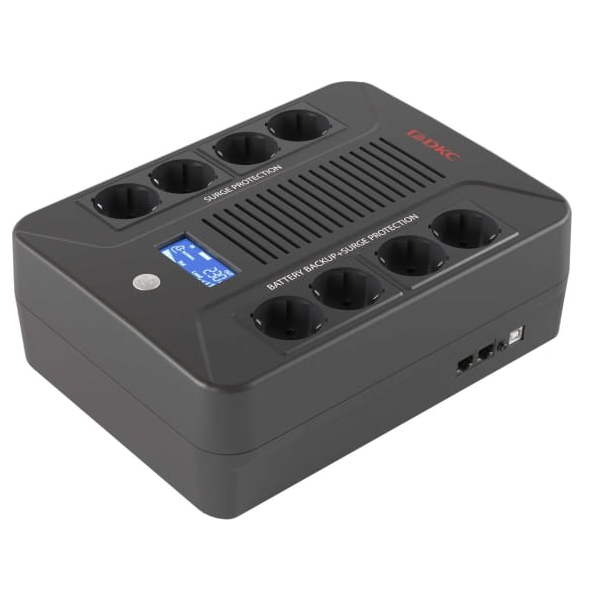 

Источник бесперебойного питания DKC INFOPDU800LCD линейно-интерактивный, серии Info PDU, 800 ВА/480 Вт,1/1,8xSchuko, LCD, 1x8Aч, INFOPDU800LCD