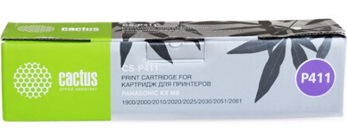 

Картридж Cactus CS-P411 для Panasonic KXMB1900/MB2000/MB2010/MB2020/MB2025/MB2030,2000стр, CS-P411