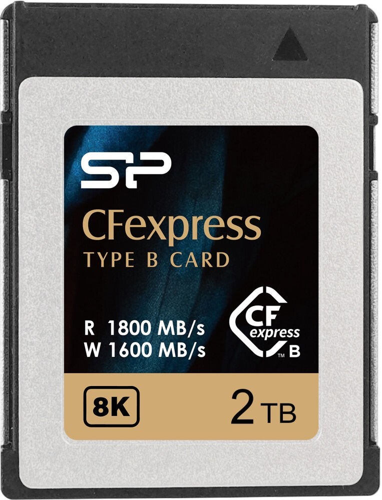 

Промышленная карта памяти CFexpress Type B 2TB Silicon Power SP002TBCFEB21V10 1800/1500 MB/s, SP002TBCFEB21V10