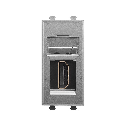 

Розетка DKC 4404251 HDMI модульная, тип А-А, "Закаленная сталь", 1 модуль, "Avanti", 4404251