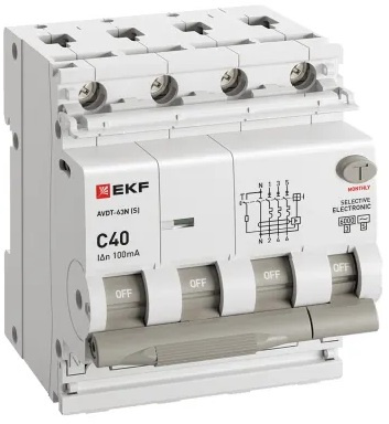 фото Автомат дифференциальный EKF D63N46ES40C100 в Санкт-Петербургe