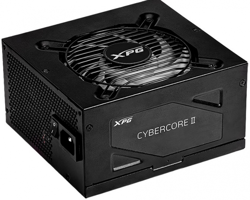 

Блок питания ATX ADATA XPG CYBER CORE II 1000W, APFC, 80 PLUS PLATINUM/Cybenetics PLATINUM, 120mm fan, full modular (ATX 12V 3.0), XPG CYBER CORE II