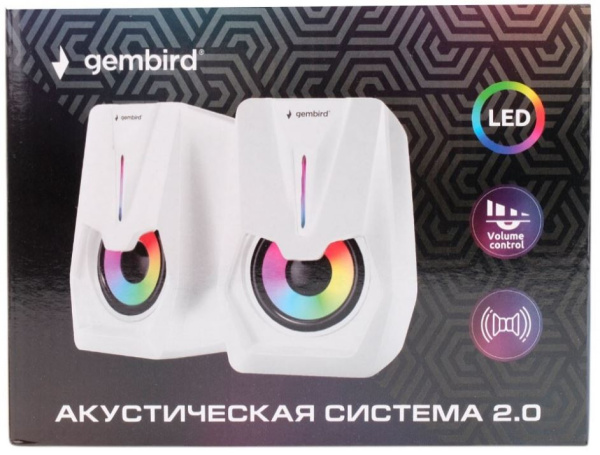 фото Акустическая система 2.0 Gembird SPK-303-W в Нижнем Новгороде