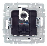 фото Розетка компьютерная IEK BR-K10-1-K35