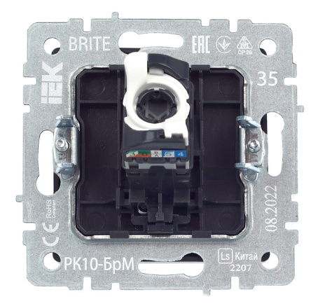фото Розетка компьютерная  IEK BR-K10-1-K35 в Уфе