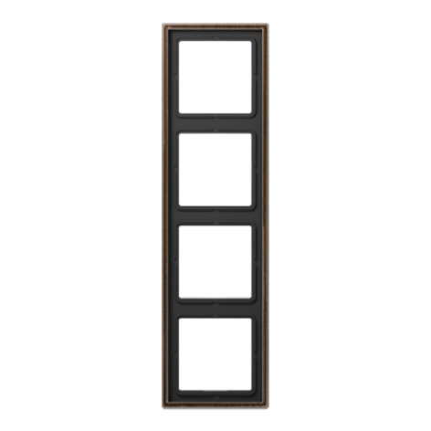 Изображение товара Рамка Jung ME2984AT для розеток и выключателей серия LS 990