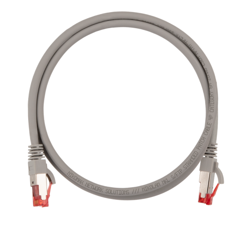 фото Кабель патч-корд S/FTP 6А кат. 0.5м NikoMax NMC-PC4SA55B-005-SL-C-GY в Красноярске