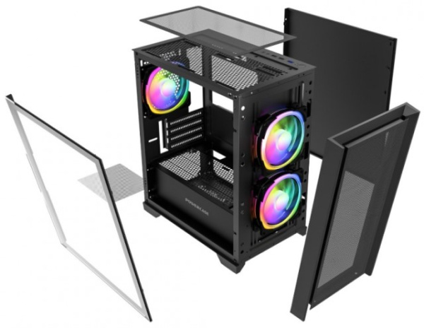 фото Корпус mATX Powercase Alisio Micro Z3B ARGB в Волгограде