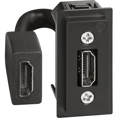 

Розетка BTicino K4284P LIVING NOW HDMI с предварительным подключением, 1 модуль, K4284P