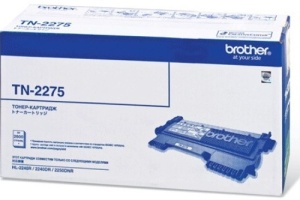 

Тонер-картридж Brother TN-2275 для HL-2250DNR/HL-2240R/HL-2240DR/MFC-7070DWR/DCP-7060DR/DCP-7065DNR/Fax-2940R/Fax-2845R 2600 страниц, TN-2275