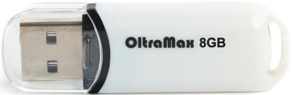 фото Накопитель USB 2.0 8GB OltraMax OM-8GB-230-White в Перми