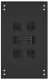фото Шкаф напольный 19", 42U NTSS NTSS-R42U80100PD/PDD-BL в Краснодаре