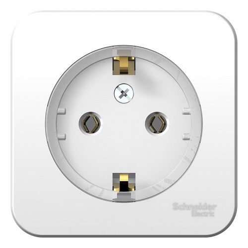 

Розетка Schneider Electric BLNRA110111 с/з без шторок, (тонкая) 16А, 250В, изолир. пластина (белый) наруж, BLNRA110111