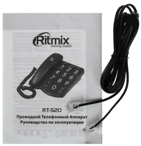 фото Телефон проводной  Ritmix RT-520 в Казани