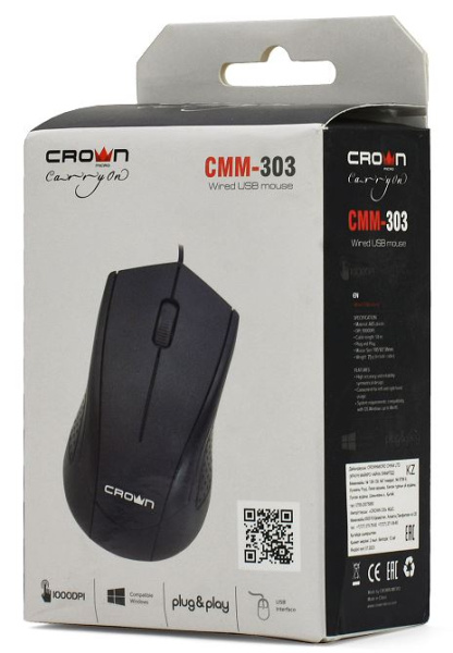фото Мышь  Crown CMM-303 в Екатеринбурге