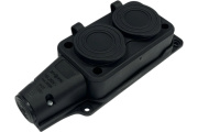 фото Удлинитель iTOK i-CONNECT-COLOR-SU-KG-215-2-54-7-BLACK