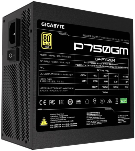 фото Блок питания ATX GIGABYTE GP-P750GM в Уфе