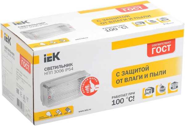 фото Светильник настенно-потолочный  IEK LNPP0-3006-1-060-K01 в Уфе