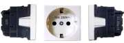 фото Розетка TWT NM-EL45x45-WH