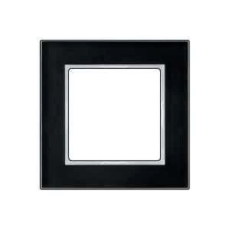 Изображение товара Рамка Jung AC581GLSW для монтажных устройств 1 пост вертикальная и горизонтальная установка