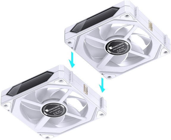 фото Вентилятор для корпуса JONSBO ZL-120W(3 in 1) в Уфе
