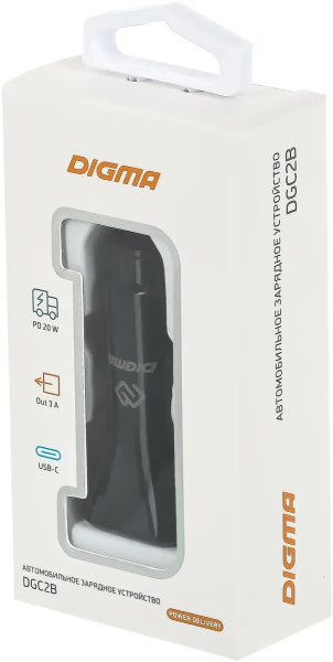 фото Зарядное устройство автомобильное Digma DGC2B0F010BK в Уфе