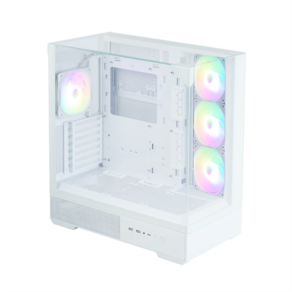 

Корпус ATX Zalman P40 Prism Plus White без БП, боковая панель из закалённого стекла, 2*USB 3.0, USB Type-C, P40 Prism Plus White