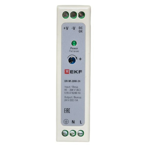 фото Блок питания  EKF DR-M-20W-24 в Челябинске