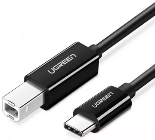 Изображение товара Кабель UGREEN US241 USB 2.0 Type-B к Type-C для передачи данных и зарядки