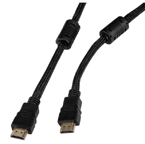 

Кабель интерфейсный Buro HDMI-V1.4-1MC HDMI (m) - HDMI (m) , ver 1.4, 1м, GOLD, ф/фильтр, черный (1478150), HDMI-V1.4-1MC