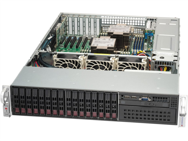 Изображение товара Серверная платформа Supermicro SYS-221P-C9R с горячей заменой накопителей