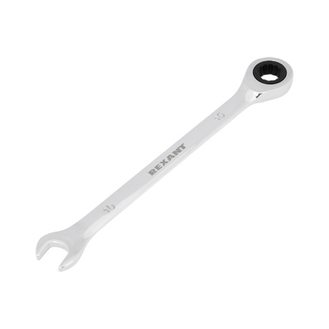 Изображение товара Комбинированный трещоточный ключ Rexant 12-5805-1 - надежный инструмент для монтажных работ
