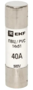 фото Предохранитель EKF pvc-14x51-40