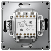 фото Выключатель двухклавишный Systeme Electric GAL001019S