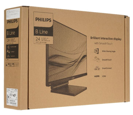 фото Монитор 23.8 " Philips 242B1TC Touch, Черный, [242B1TC/01] в Уфе